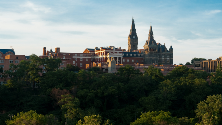 georgetown university political science phd