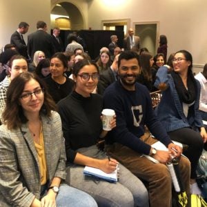 Conflict Resolution M.A. students at the lecture