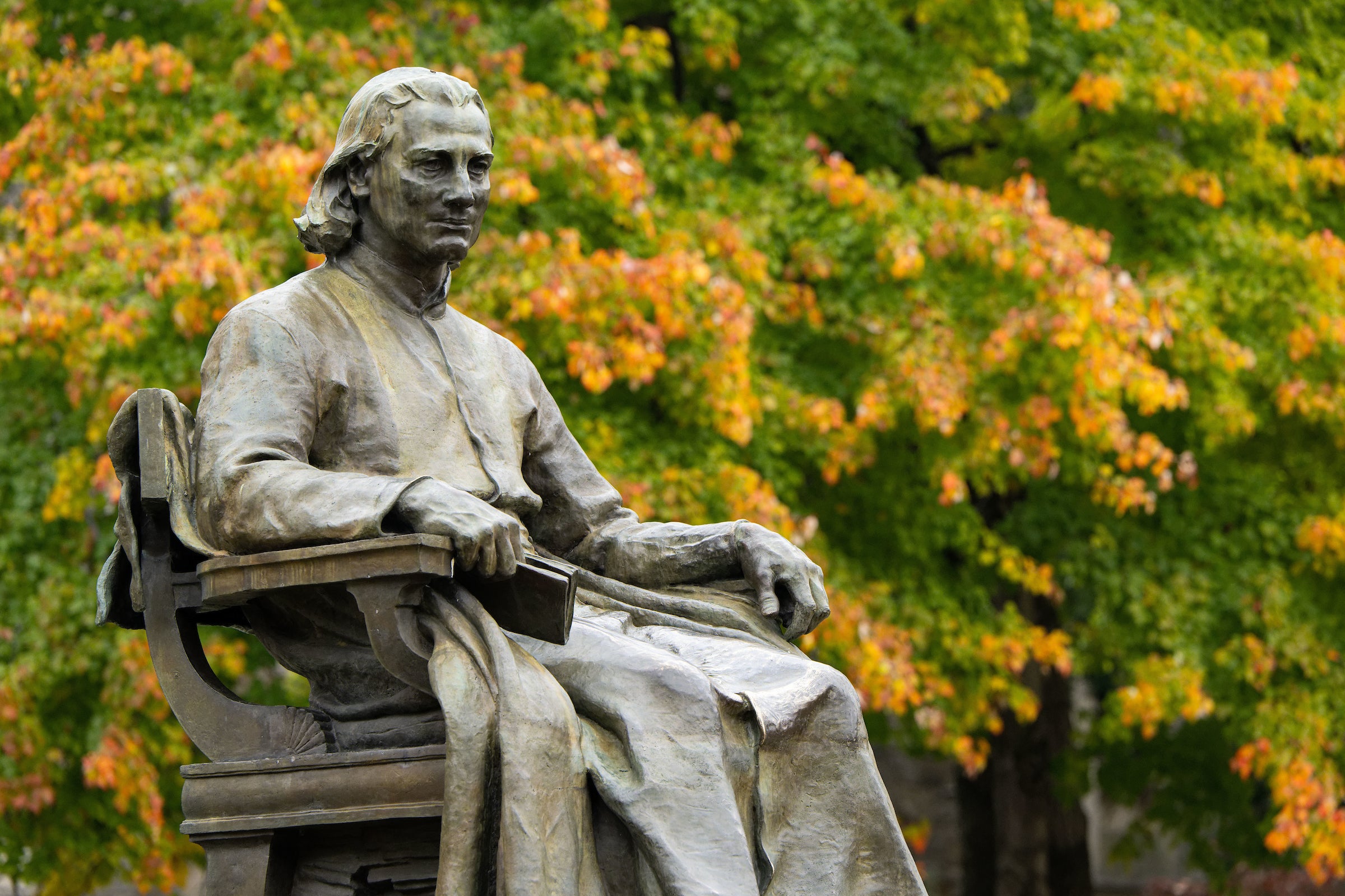 John Carroll statue