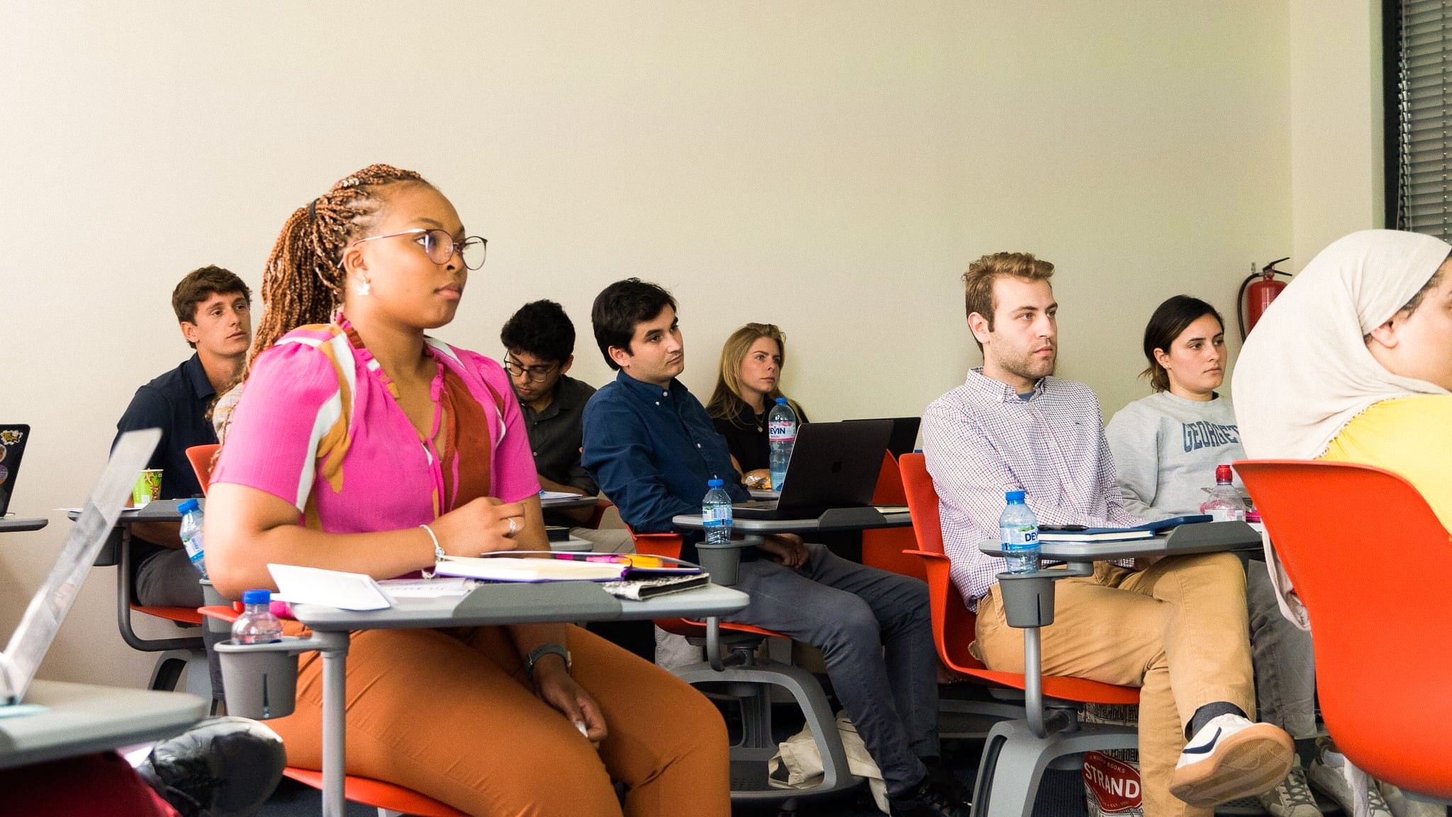 students in a classroom